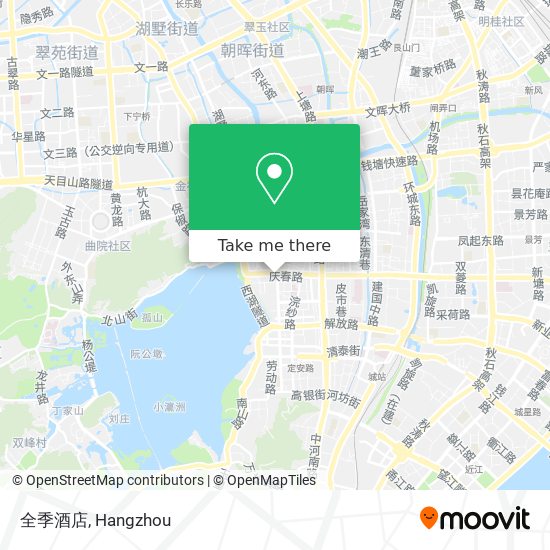 全季酒店 map