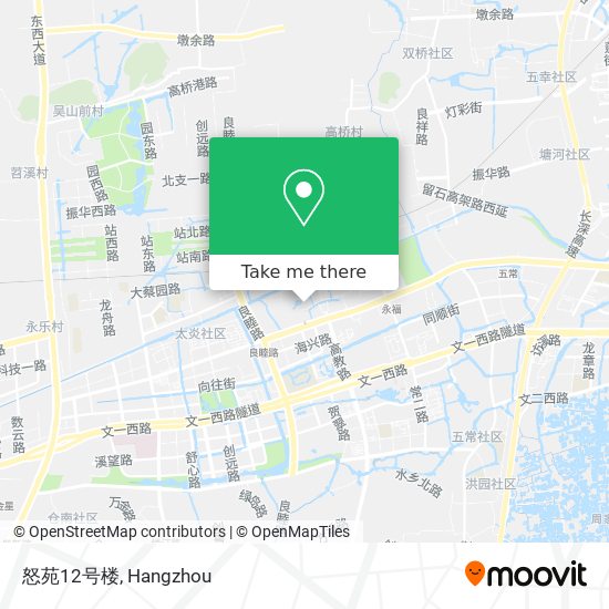 怒苑12号楼 map