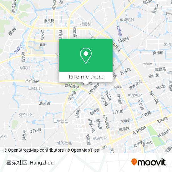 嘉苑社区 map