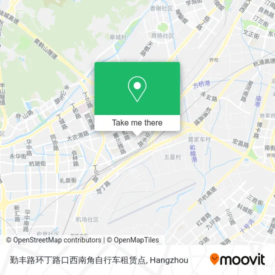 勤丰路环丁路口西南角自行车租赁点 map