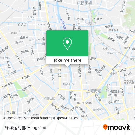绿城运河郡 map