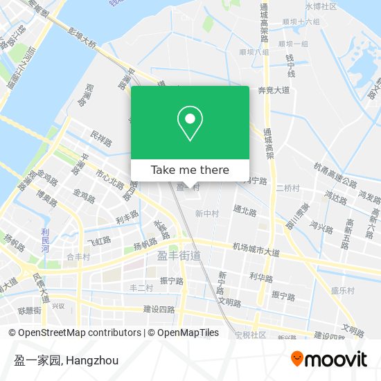 盈一家园 map