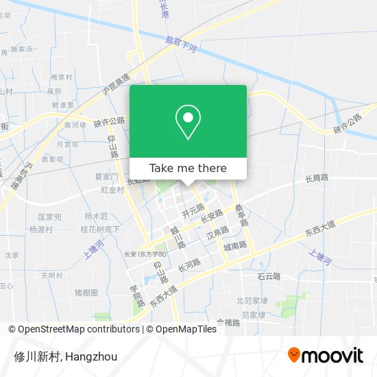 修川新村 map