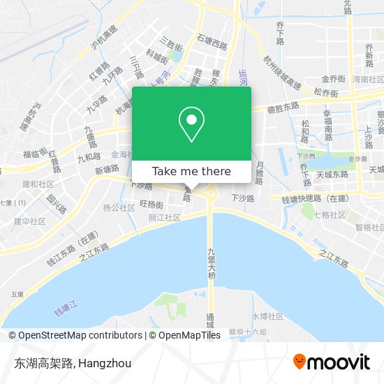 东湖高架路 map