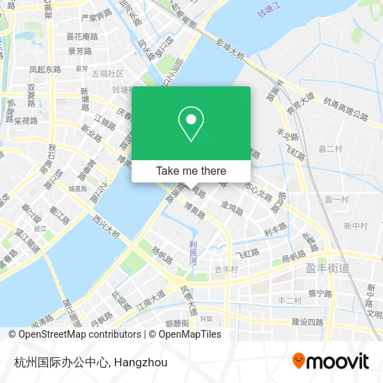 杭州国际办公中心 map