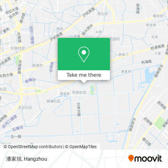 潘家坝 map