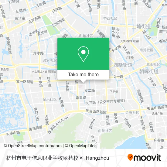 杭州市电子信息职业学校翠苑校区 map