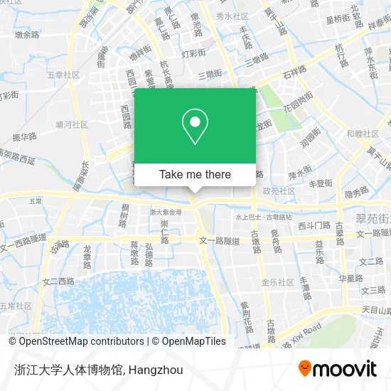浙江大学人体博物馆 map