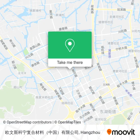 欧文斯科宁复合材料（中国）有限公司 map