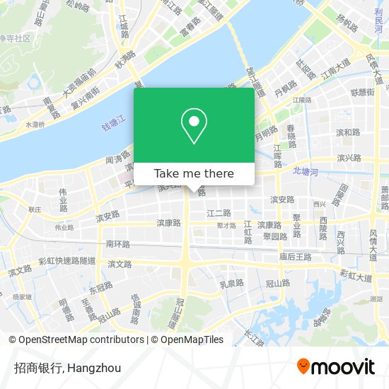 招商银行 map