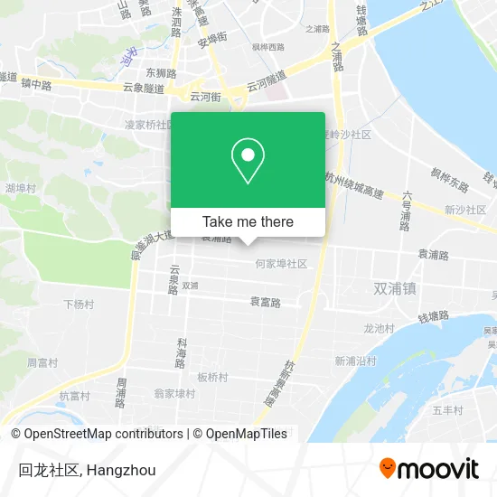 回龙社区 map