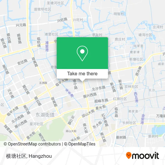 横塘社区 map