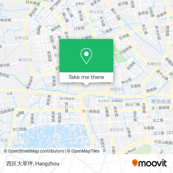 西区大草坪 map