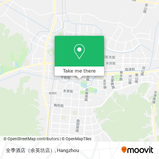 全季酒店（余英坊店） map