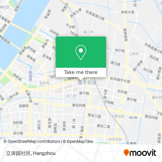 立涛园社区 map