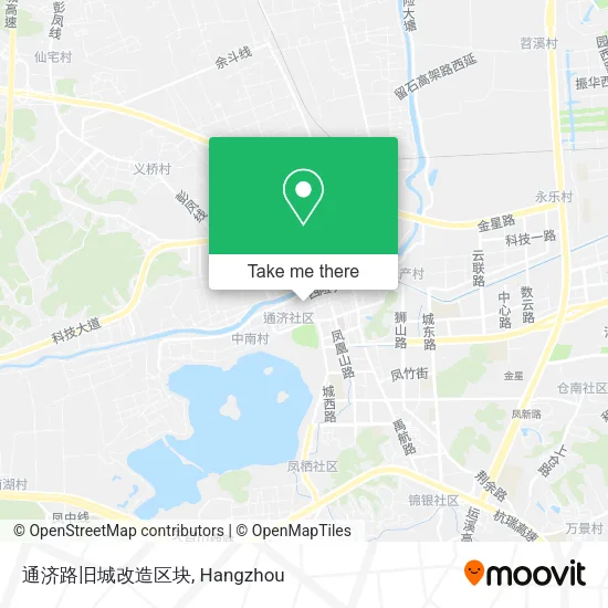 通济路旧城改造区块 map