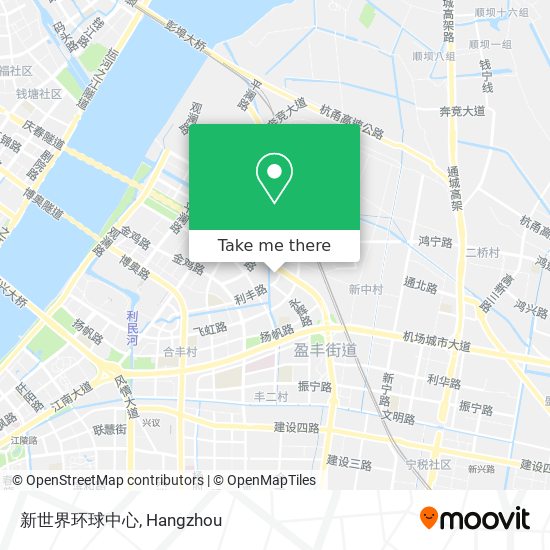 新世界环球中心 map
