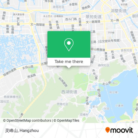 灵峰山 map