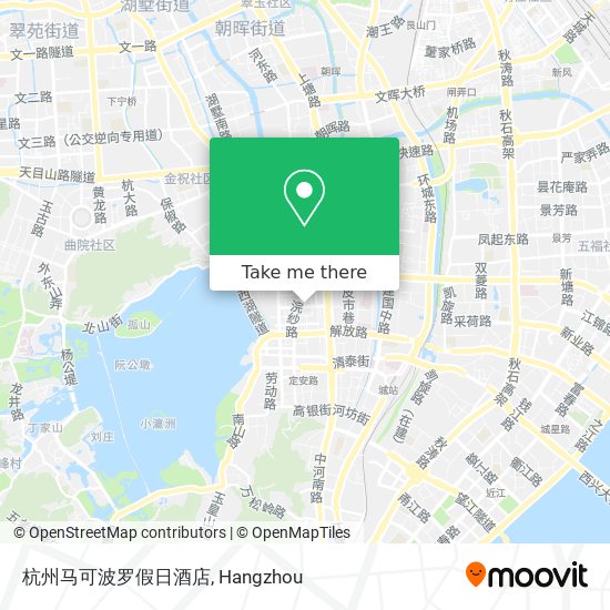 杭州马可波罗假日酒店 map