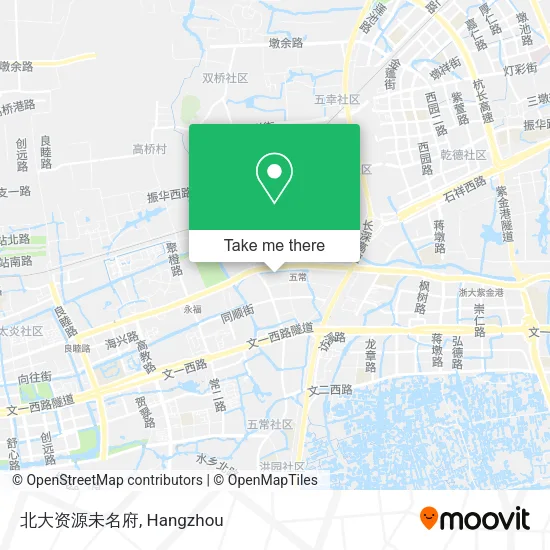 北大资源未名府 map