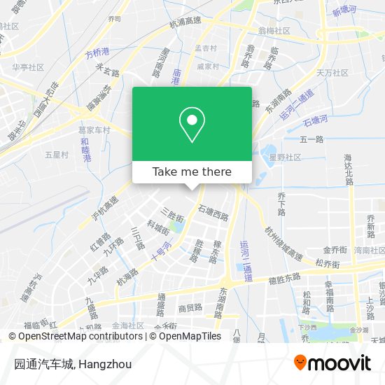 园通汽车城 map