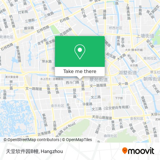 天堂软件园B幢 map