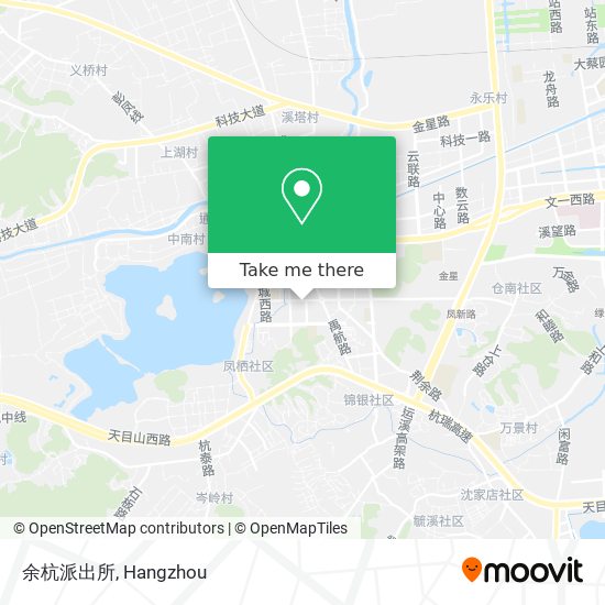 余杭派出所 map