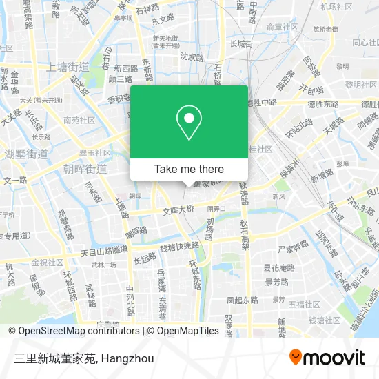 三里新城董家苑 map