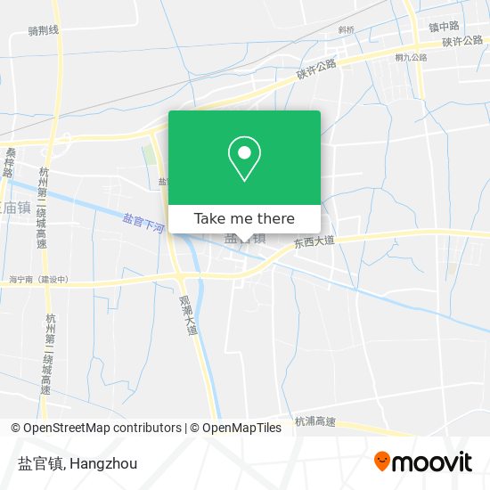 盐官镇 map