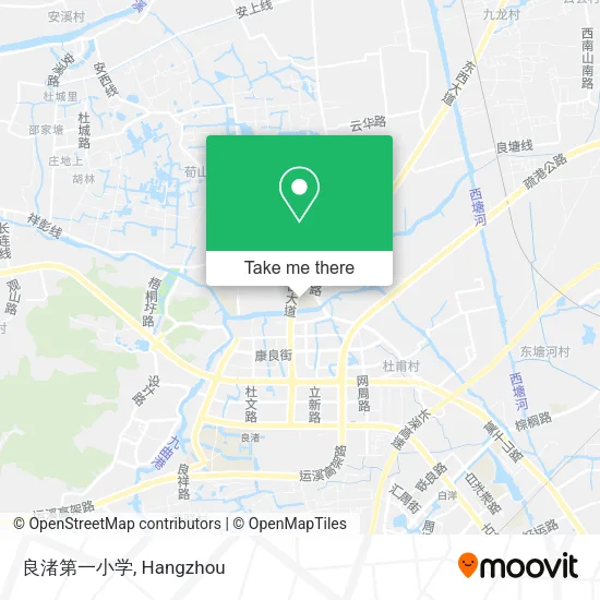 良渚第一小学 map