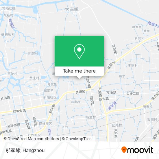 邬家埭 map