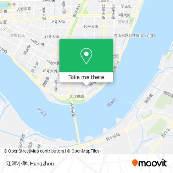 江湾小学 map