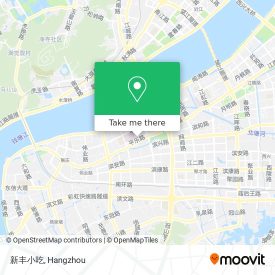 新丰小吃 map
