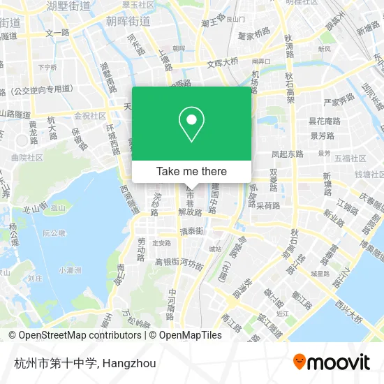 杭州市第十中学 map