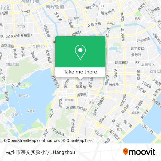杭州市宗文实验小学 map
