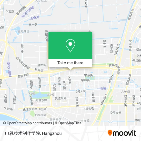 电视技术制作学院 map