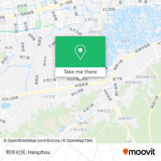 荆丰社区 map