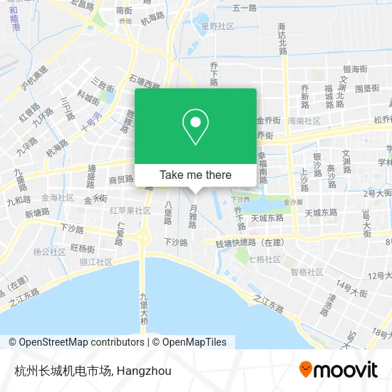 杭州长城机电市场 map