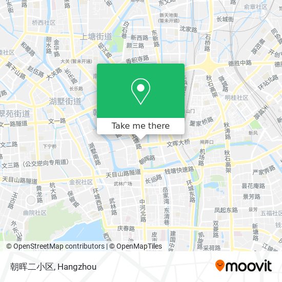 朝晖二小区 map
