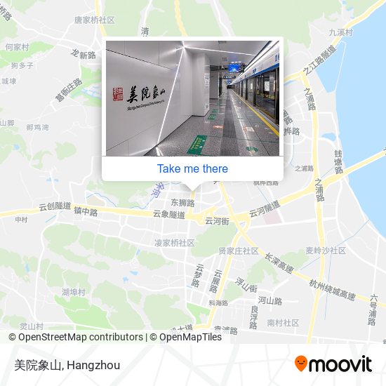 美院象山 map