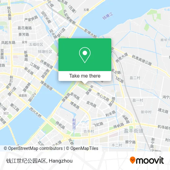 钱江世纪公园A区 map