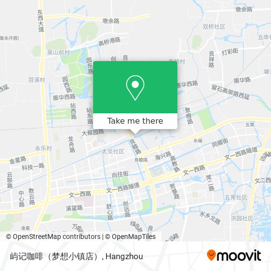 屿记咖啡（梦想小镇店） map