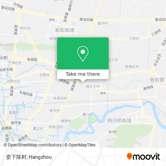 娄下陈村 map