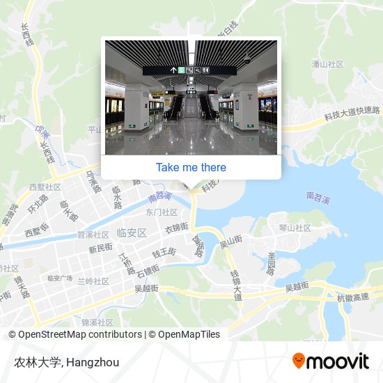 农林大学 map