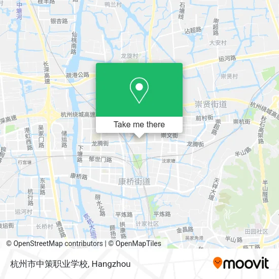 杭州市中策职业学校 map