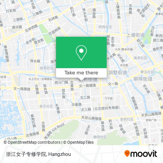 浙江女子专修学院 map