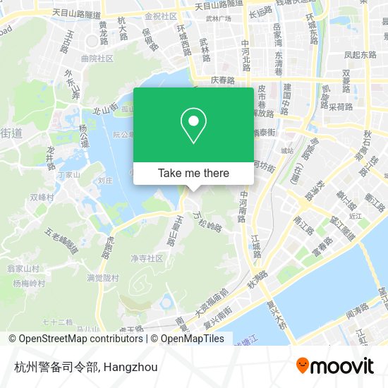 杭州警备司令部 map