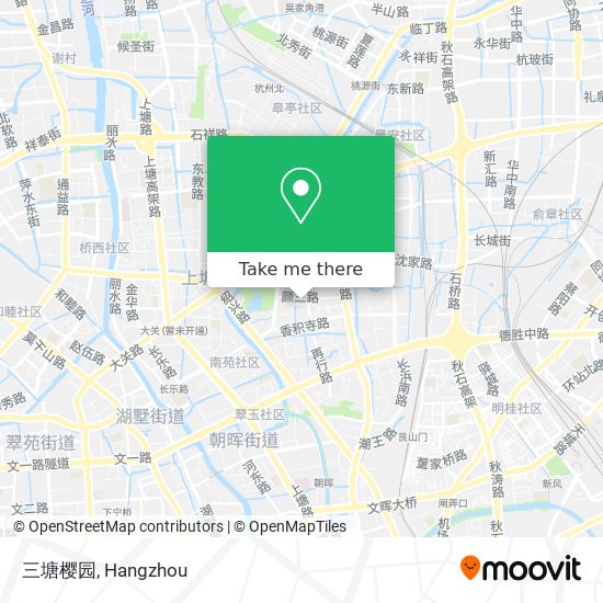三塘樱园 map