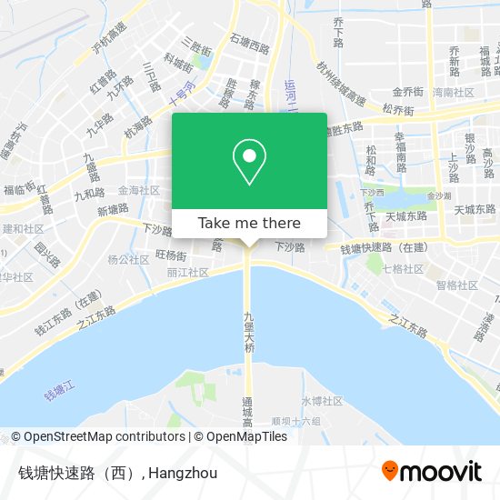 钱塘快速路（西） map