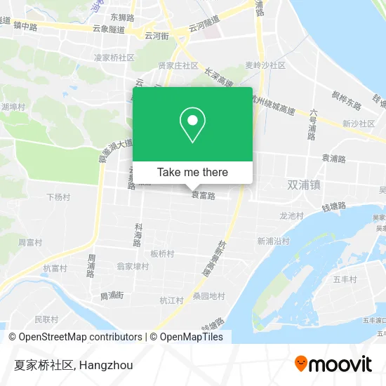 夏家桥社区 map